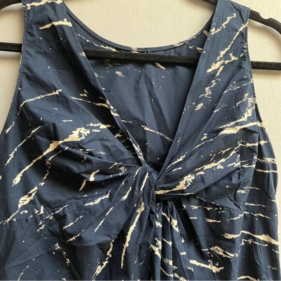 GAP Marbled twist back Cotton Dress Sz 4 - Picture 7 of 11